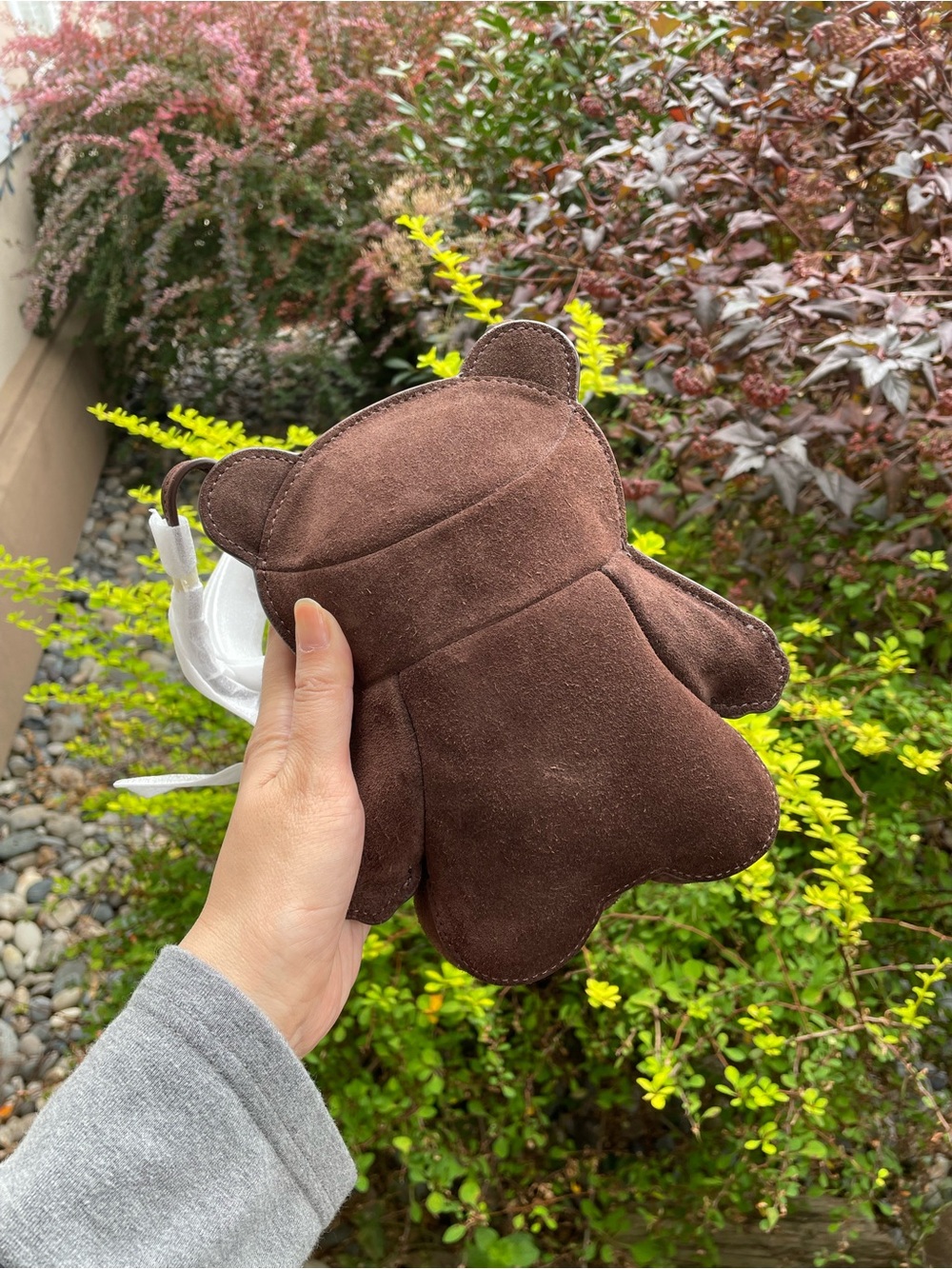 Kate spade Plush Brown Monsters Teddi Bear Mini Bag - Picture 10 of 10